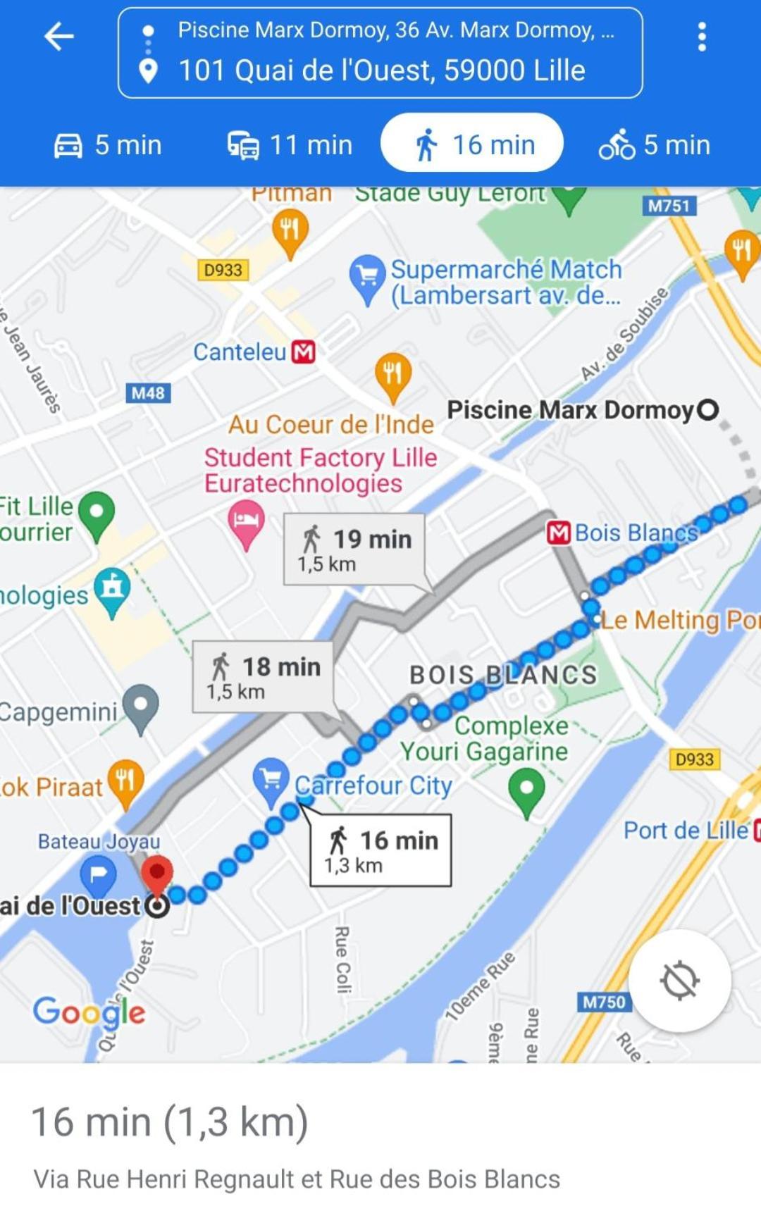 Bateau Peniche Lille - Euratechnologie Lägenhet Exteriör bild